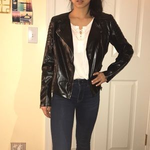 Buttery black leather jacket